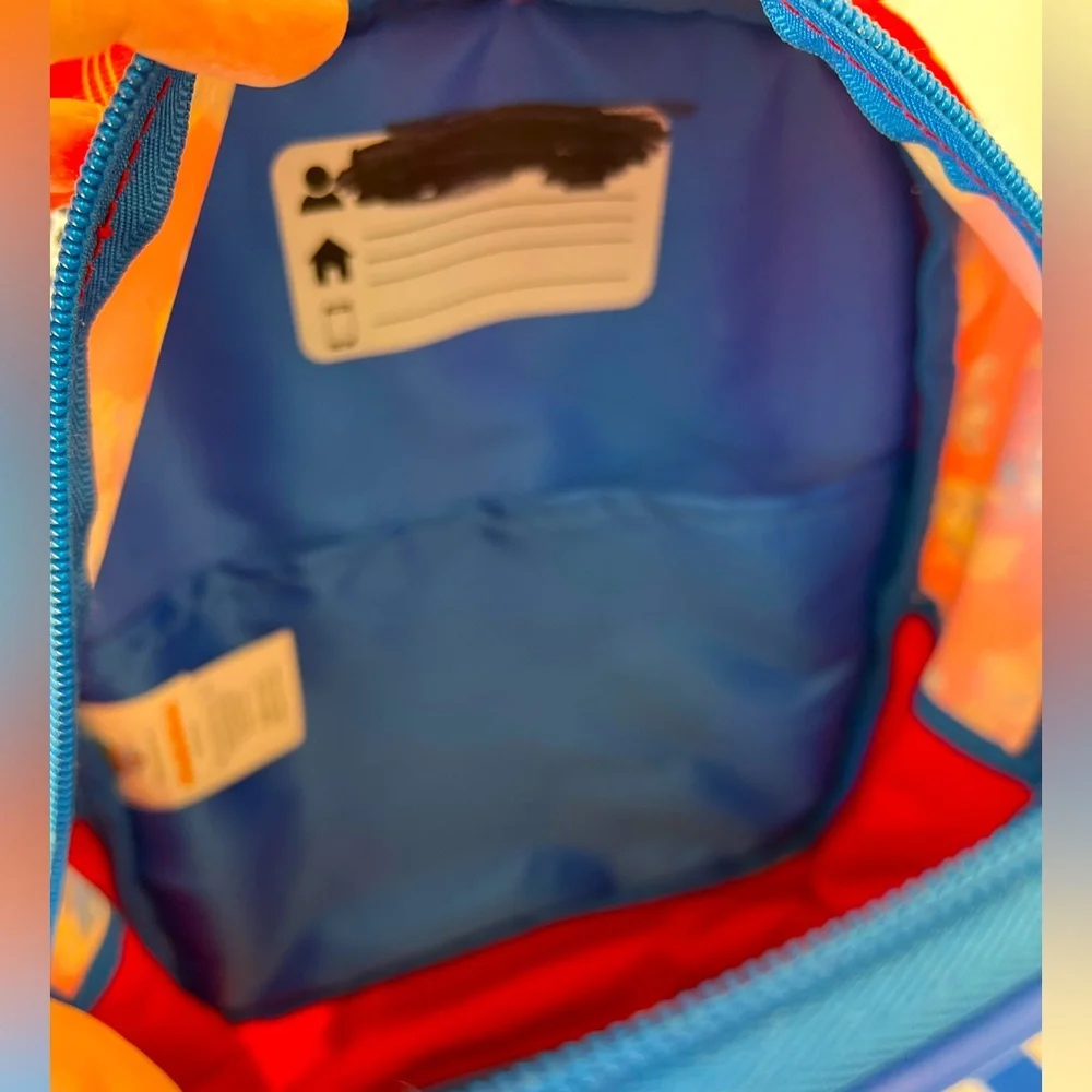 Multicolored Backpack Featuring Paw Patrol Characters with Two Zippered Sections